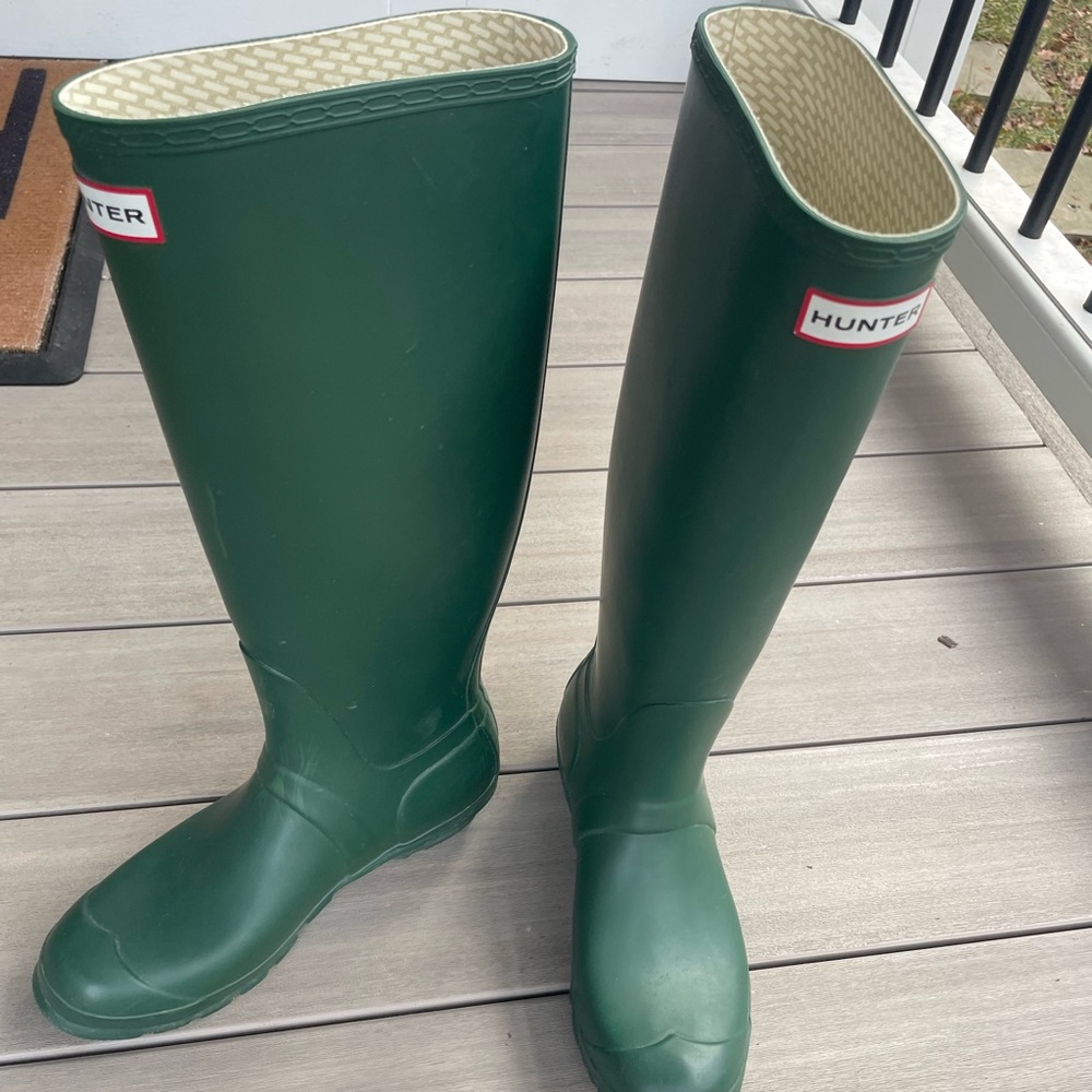 classic hunter green wellies